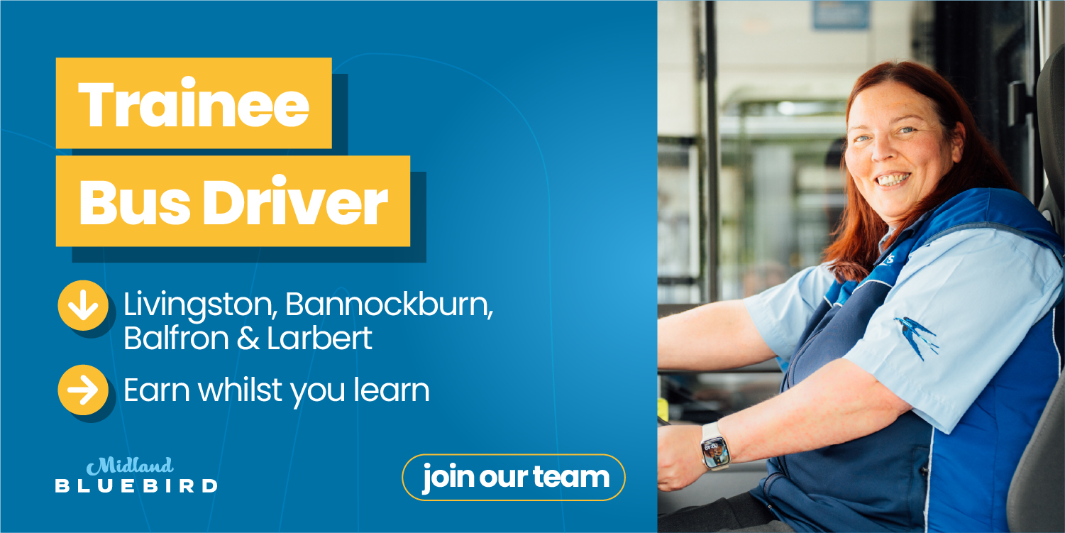 Trainee Bus Drivers - Earn While You Learn - Midland Bluebird